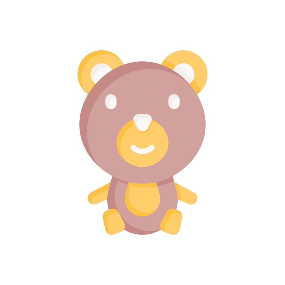Urso de pelúcia Urso ícone para seu local na rede Internet projeto, logotipo, aplicativo, ui. vetor