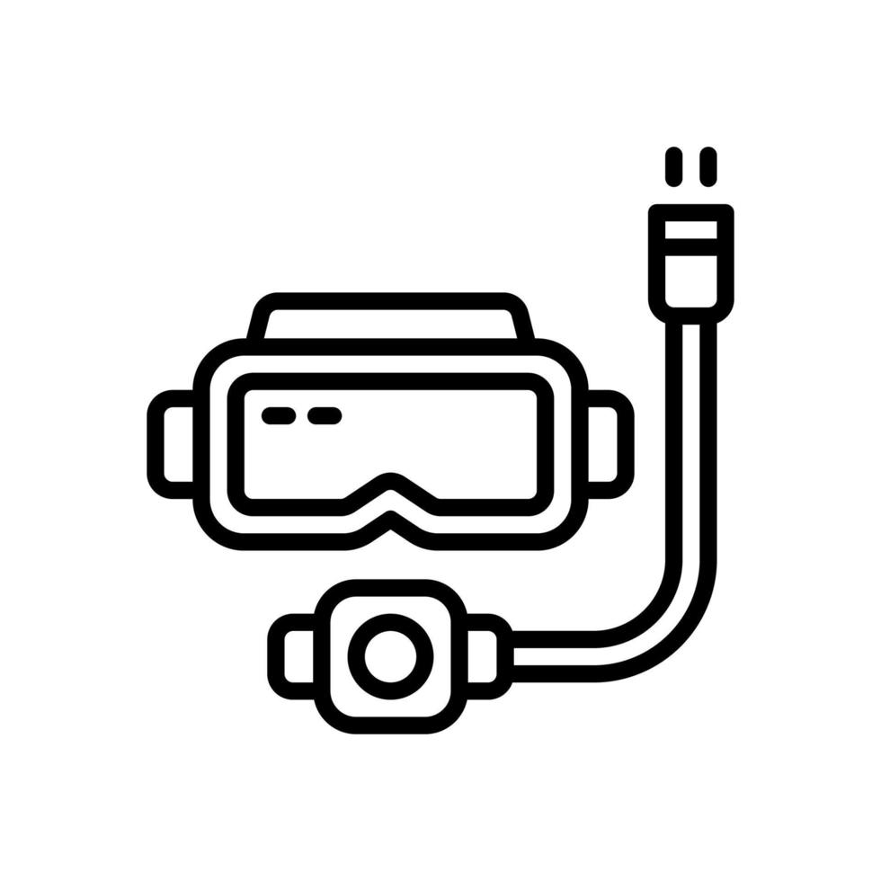 snorkel ícone para seu local na rede Internet, móvel, apresentação, e logotipo Projeto. vetor
