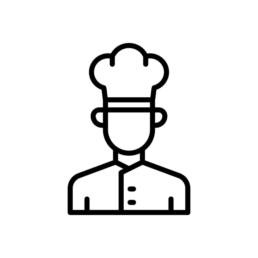 chefe de cozinha ícone para seu local na rede Internet projeto, logotipo, aplicativo, ui. vetor