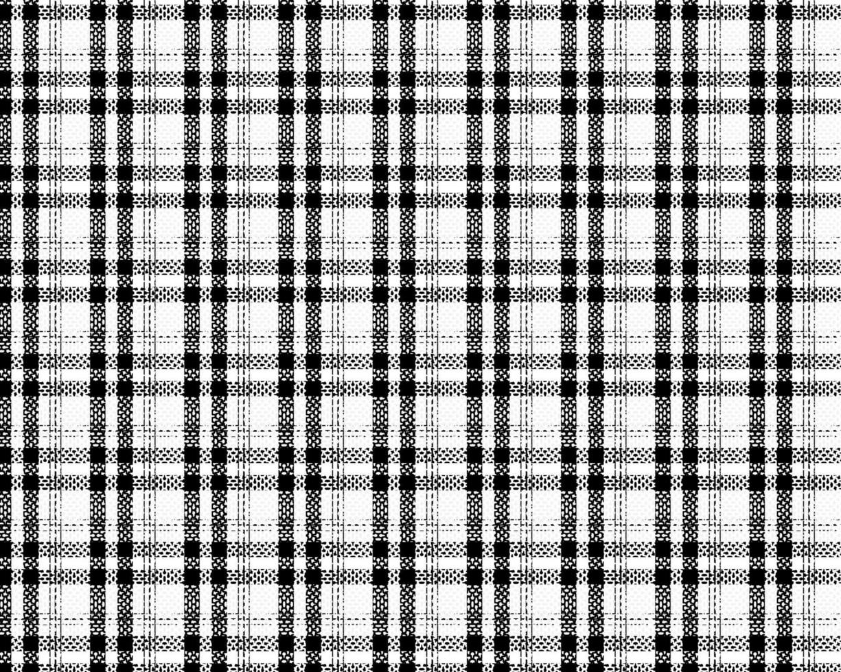 Textura de tecido sem costura xadrez preto branco