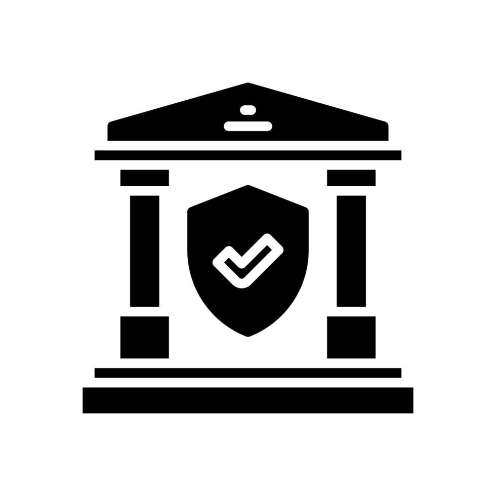 bancário seguro ícone para seu local na rede Internet, móvel, apresentação, e logotipo Projeto. vetor