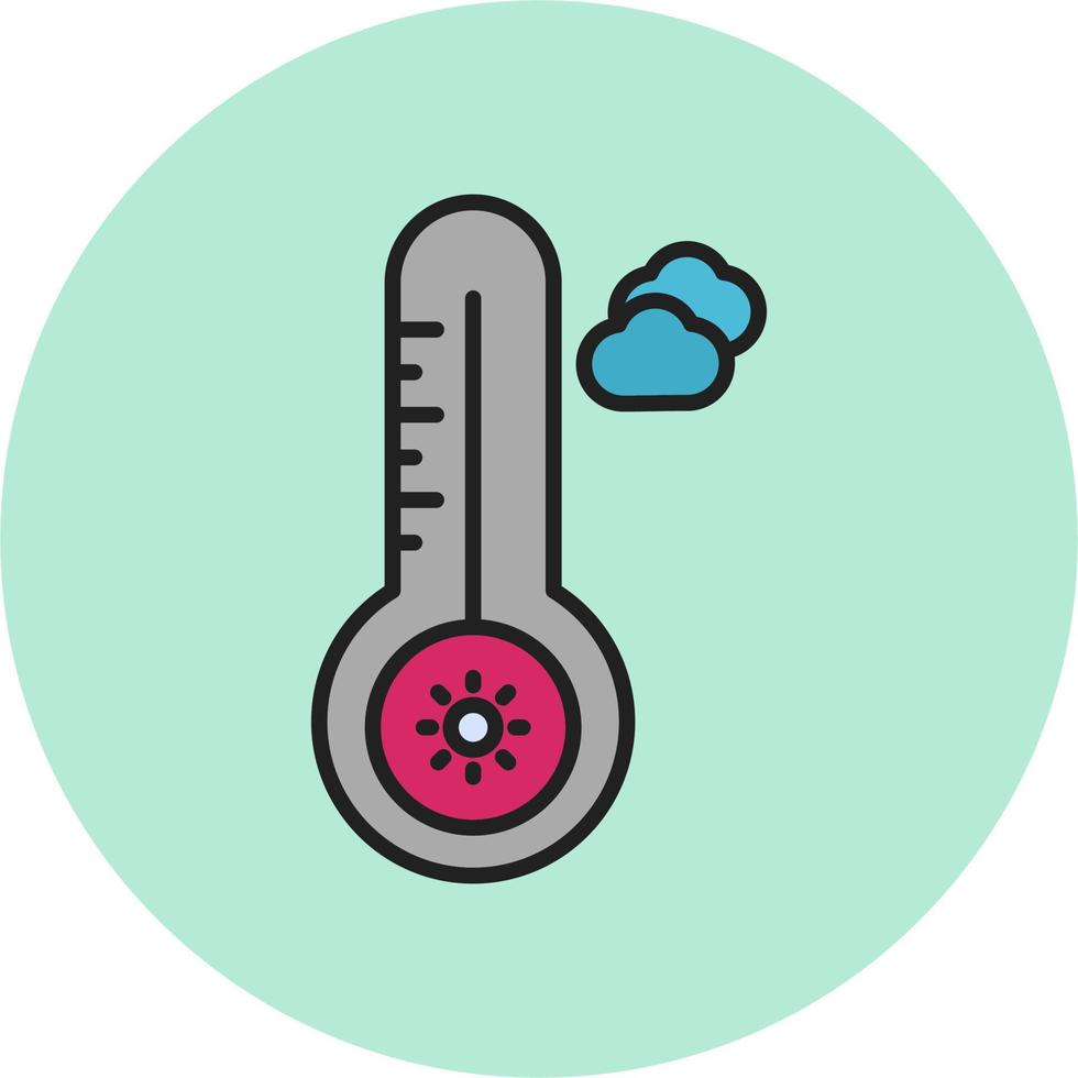 temperatura quente vetor ícone