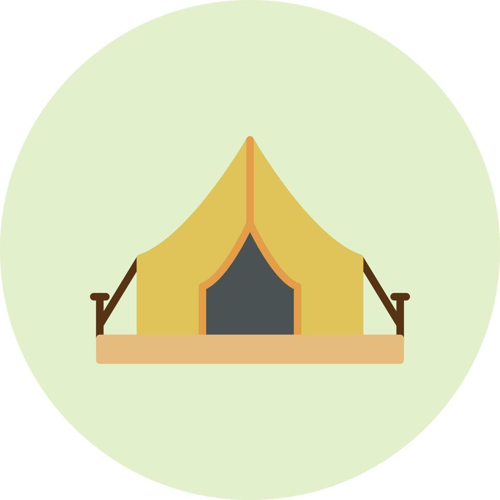 acampamento barraca vetor ícone