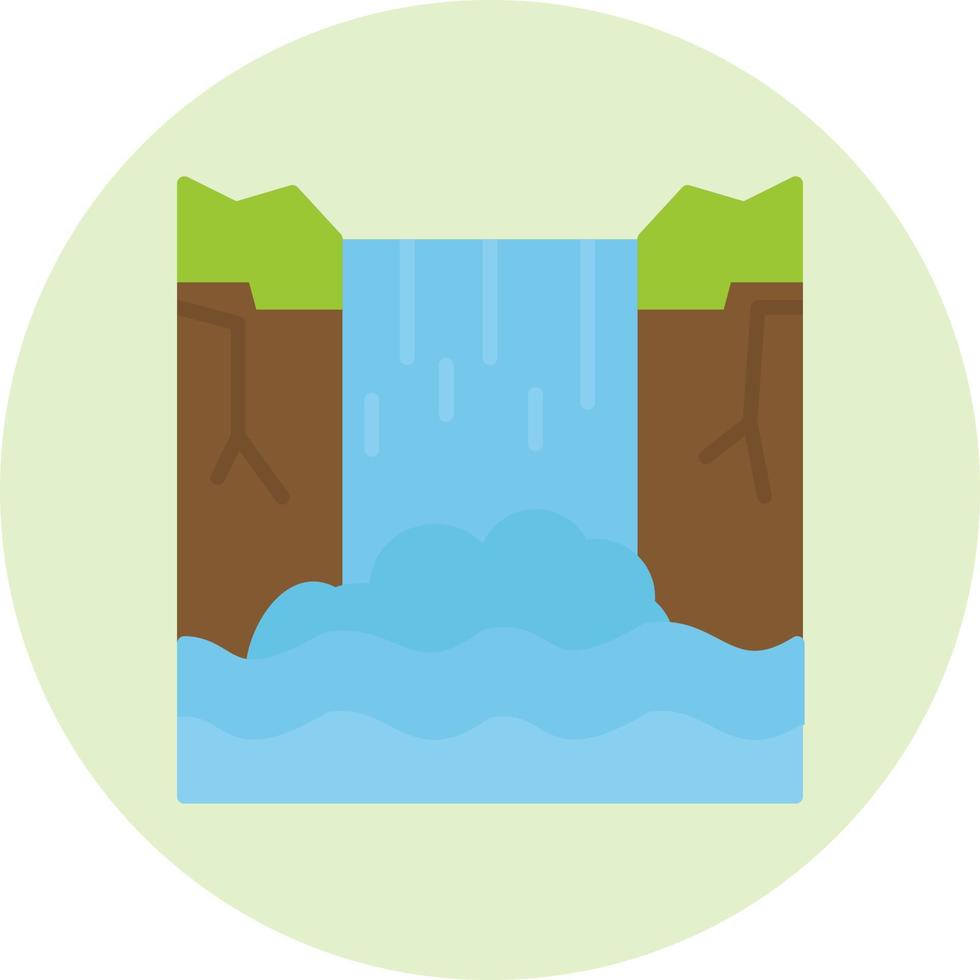 ícone de vetor de cachoeira