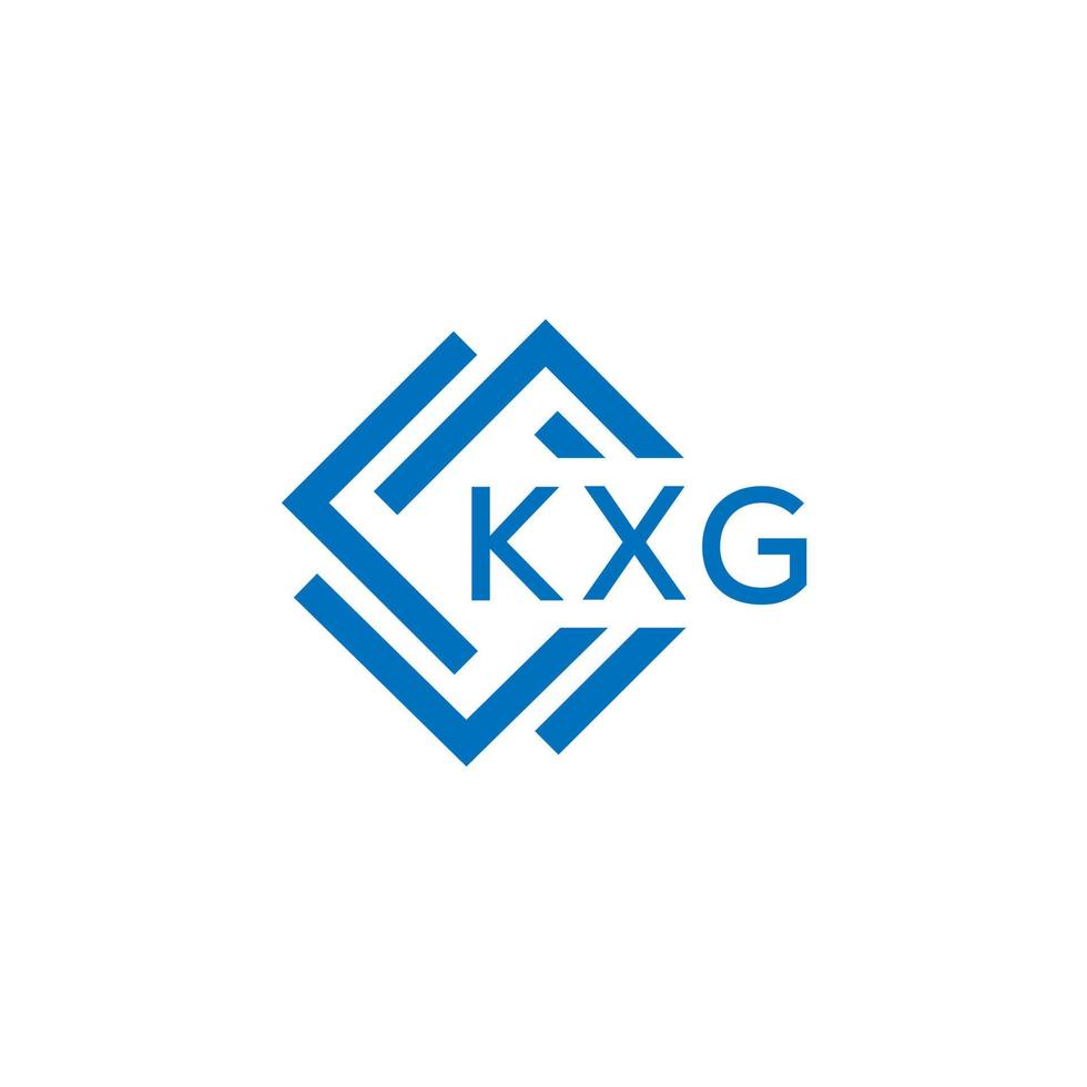 kxg carta logotipo Projeto em branco fundo. kxg criativo círculo carta logotipo conceito. kxg carta Projeto. vetor