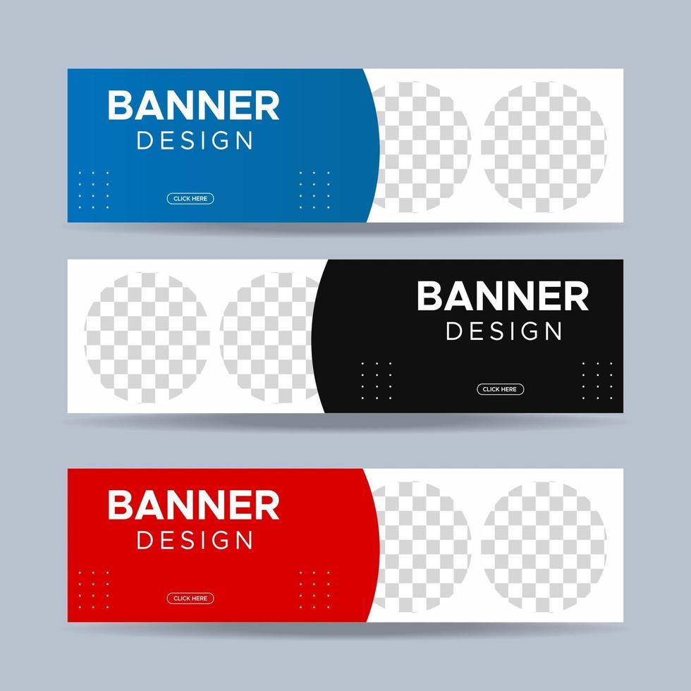 design de modelo abstrato de banners. vetor eps 10