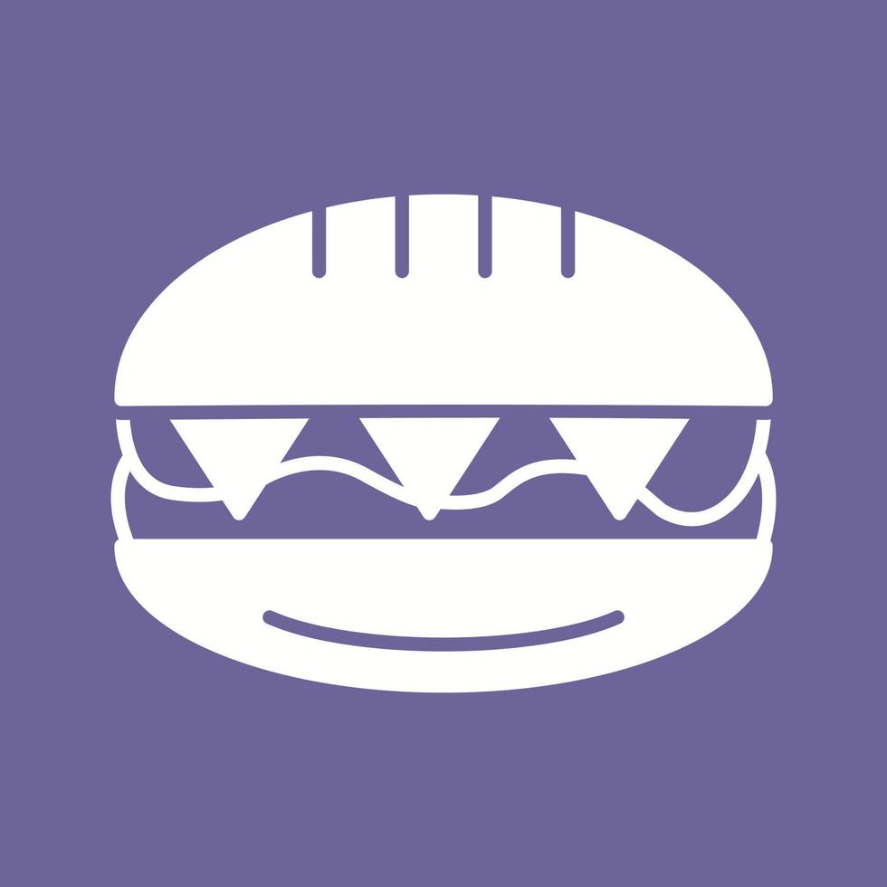 ícone de vetor de sanduíche