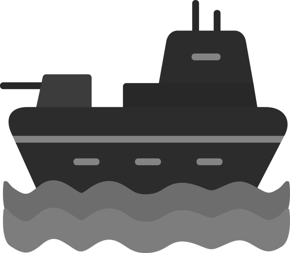 militares navio vetor ícone