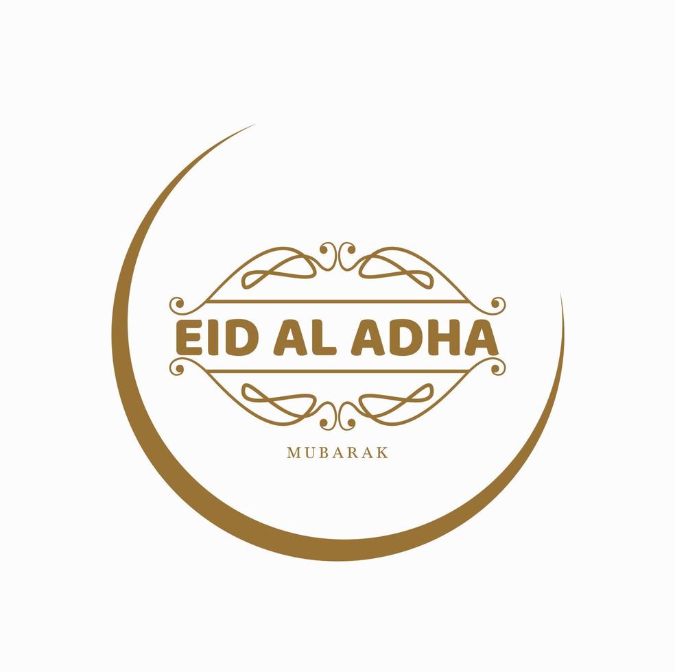 saudações eid al adha vetor