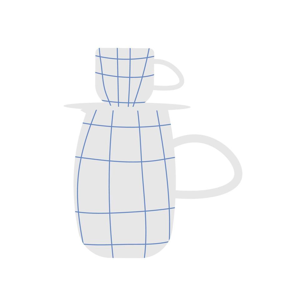 cerâmico caneca para chá ou café. vetor ilustração com copo. ótimo Projeto para qualquer propósitos.