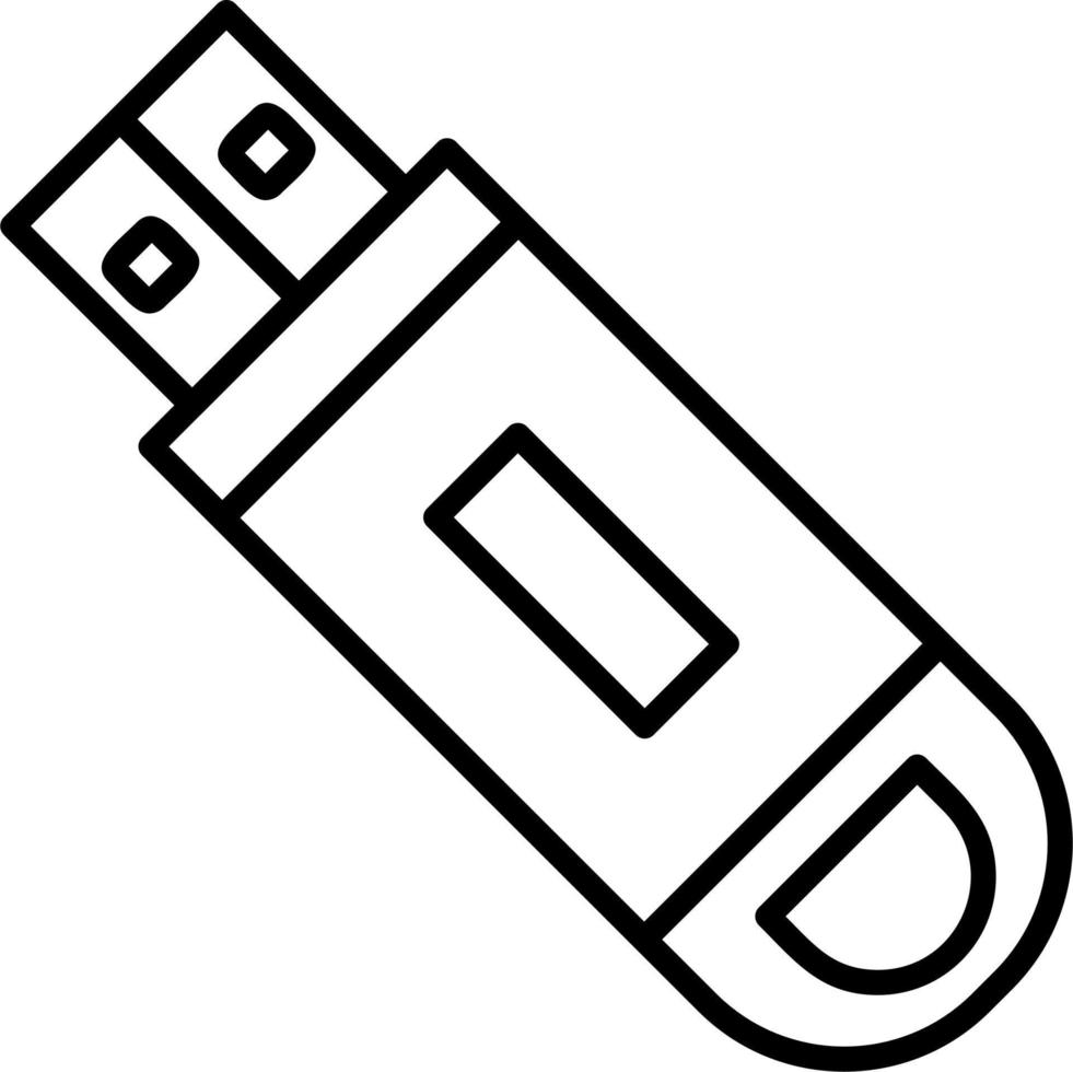 ícone de vetor de pen drive