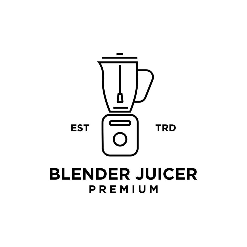 liquidificador ícone Projeto minimalista logotipo vetor