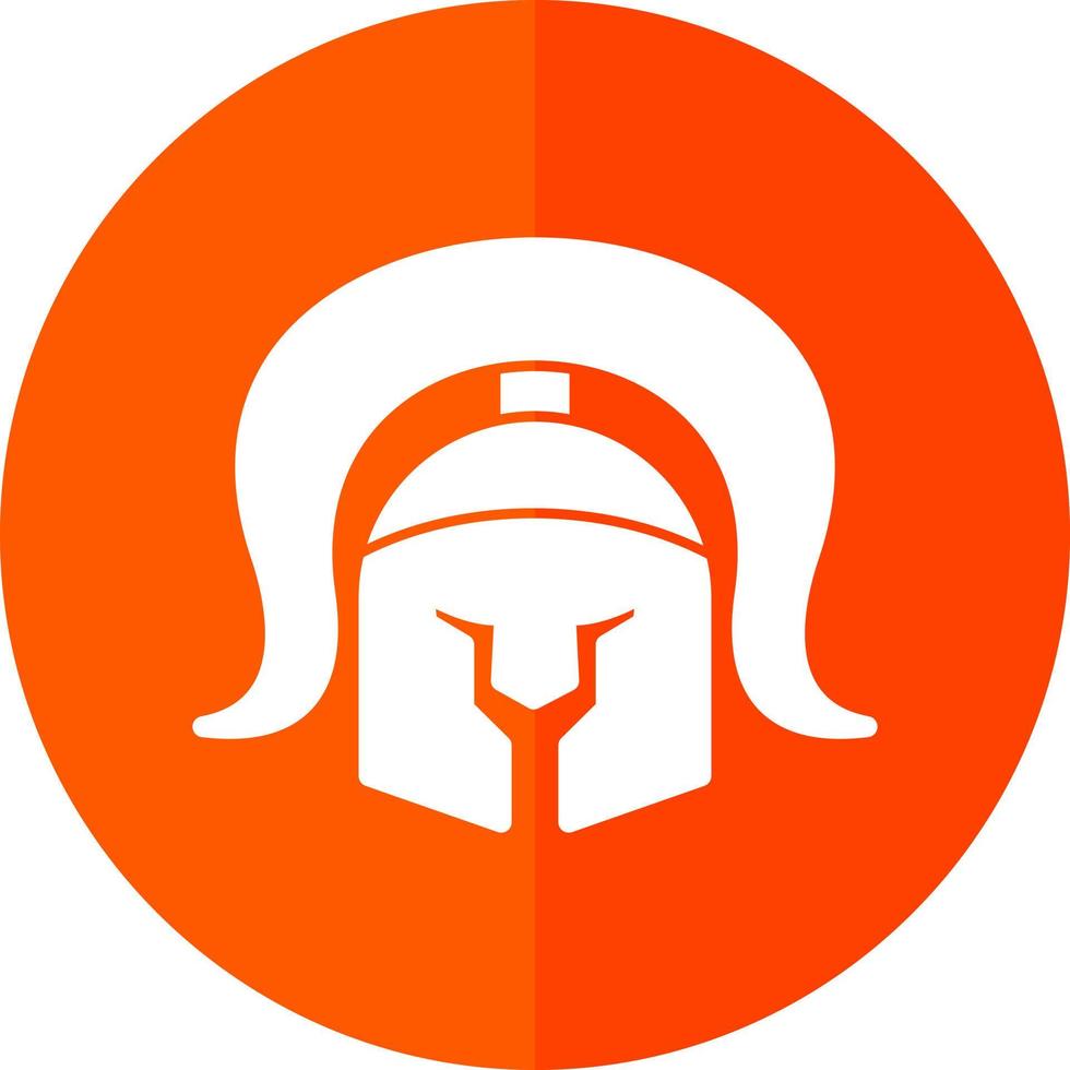 design de ícone de vetor de capacete romano