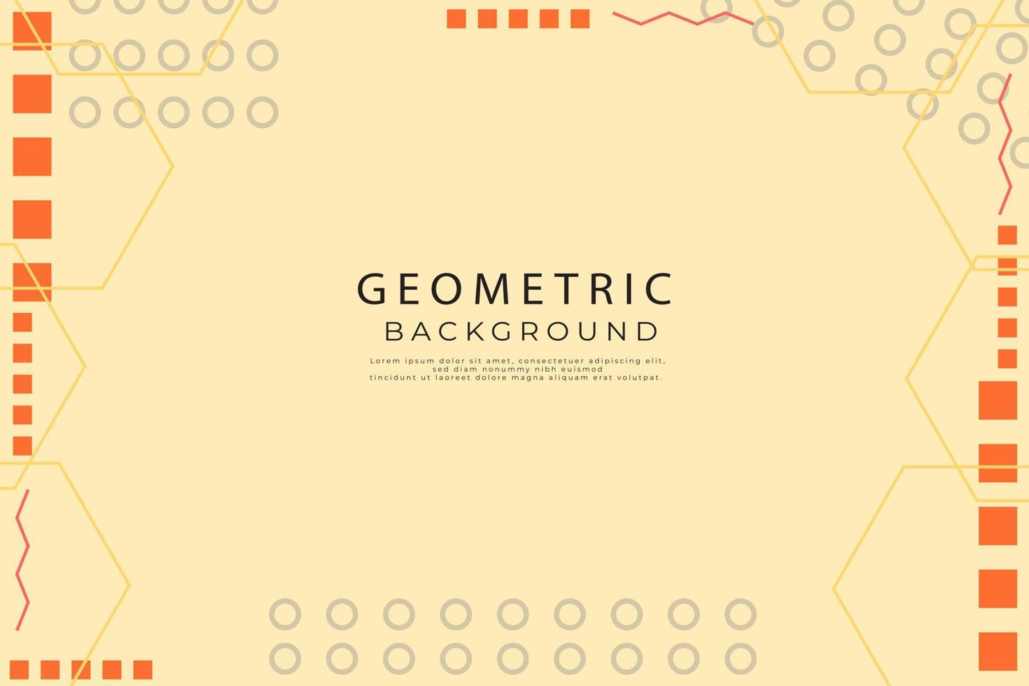 colorida geométrico fundo com formas, abstrato formas composições vetor