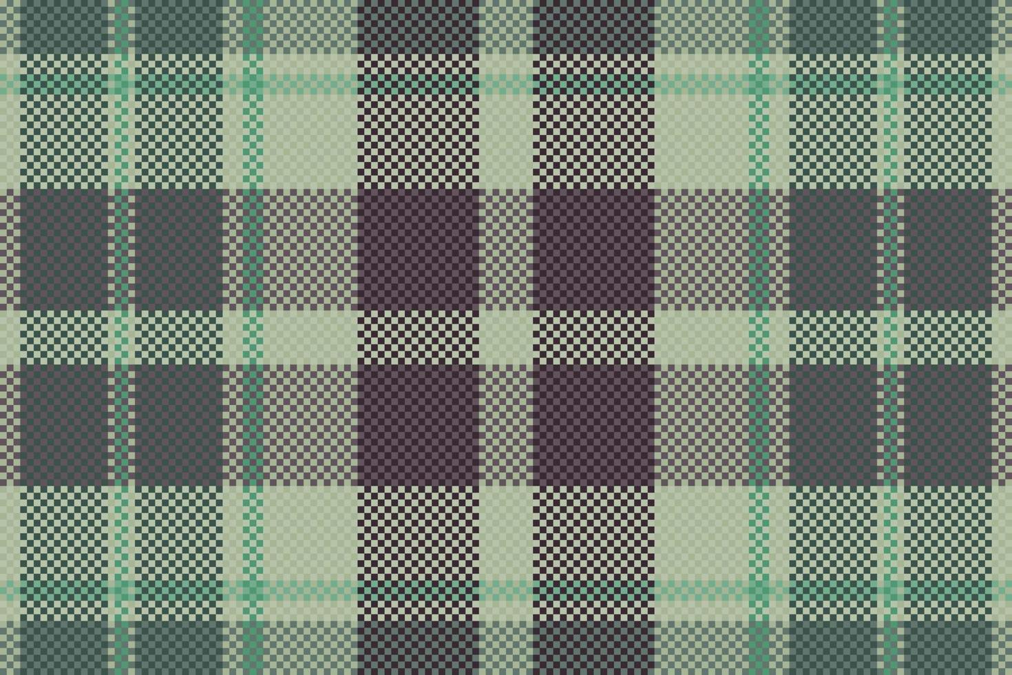 xadrez tartan com padrão de cores noturnas. vetor