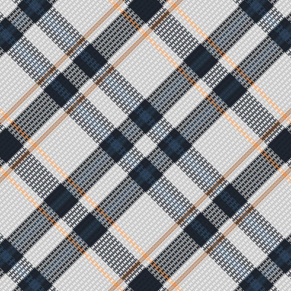 xadrez tartan com padrão de cores noturnas. vetor