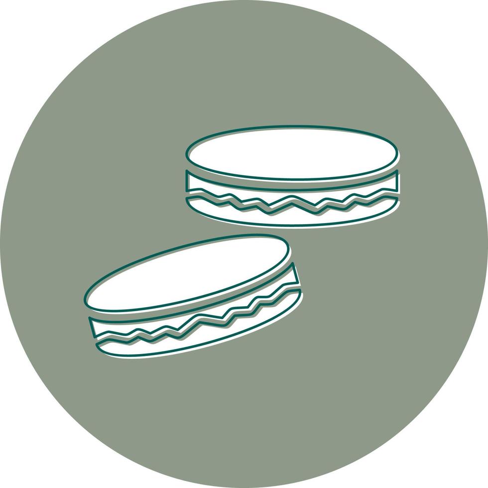 ícone de vetor de macaron