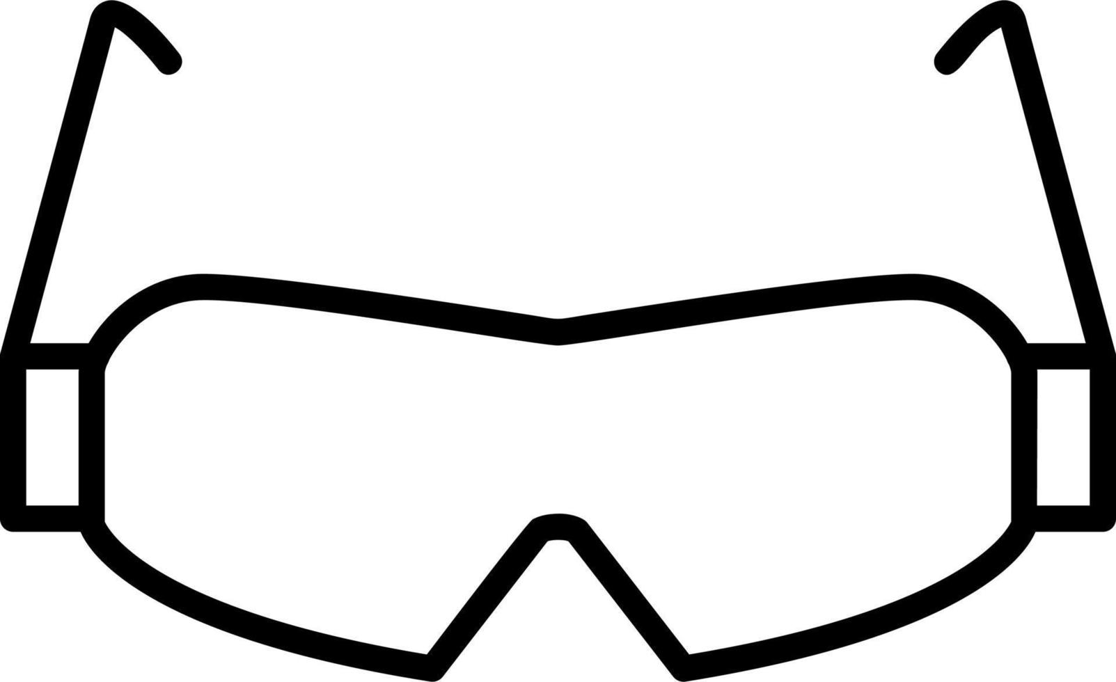 segurança óculos vetor ícone