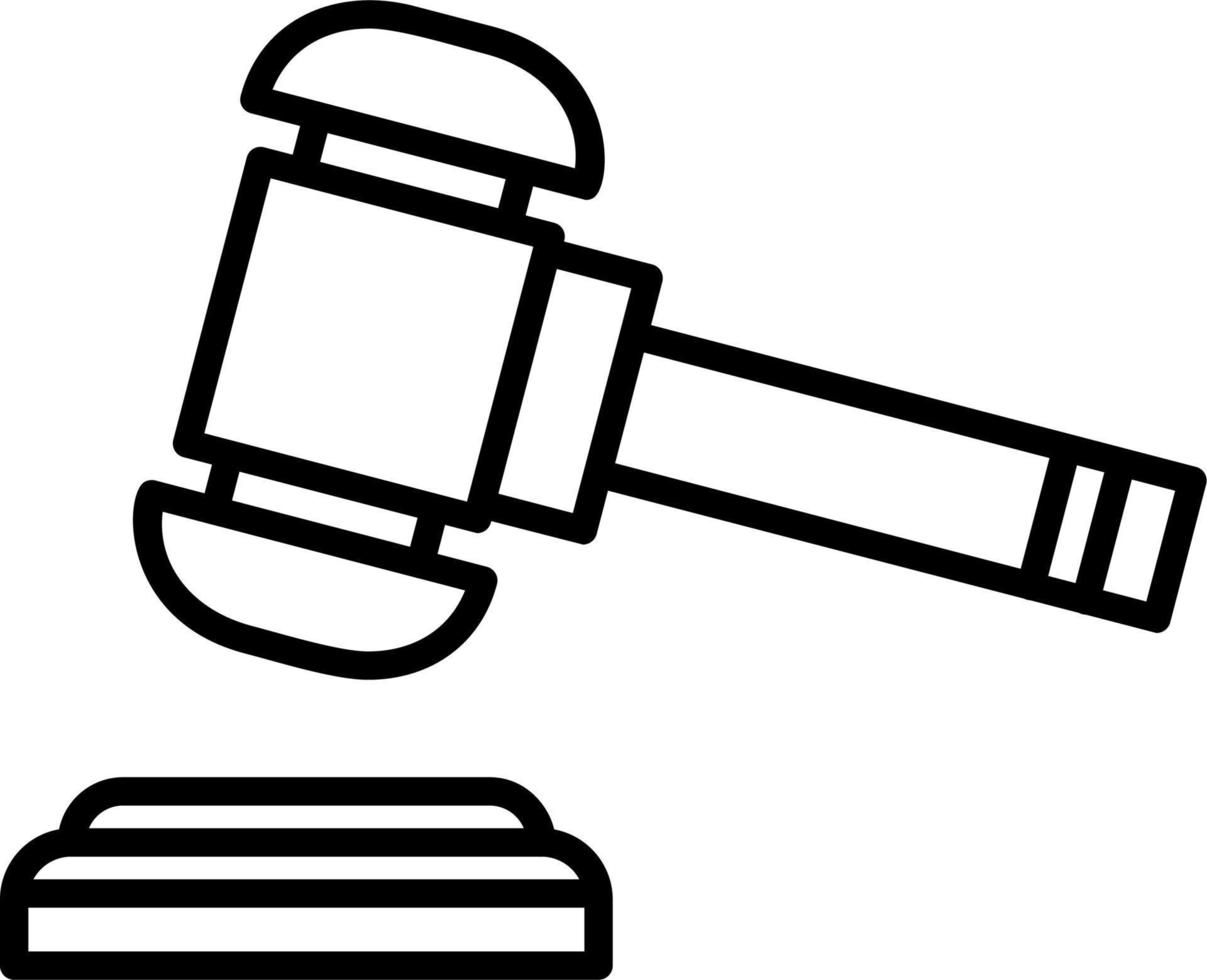 ícone de vetor de juiz