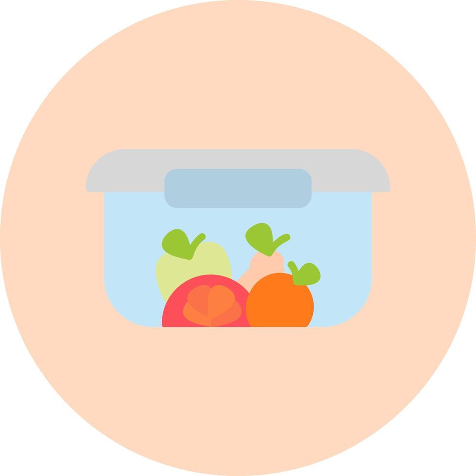 ícone de vetor de recipiente de comida