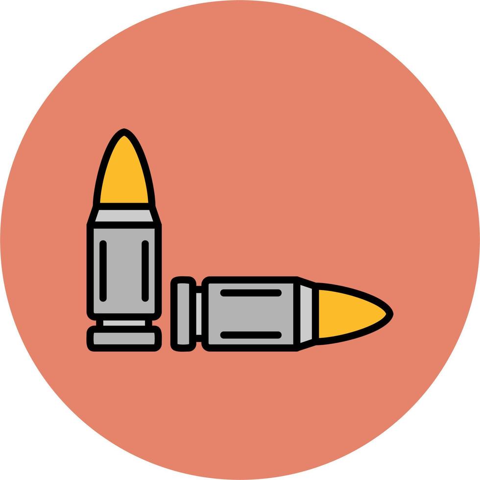 ícone de vetor de bala
