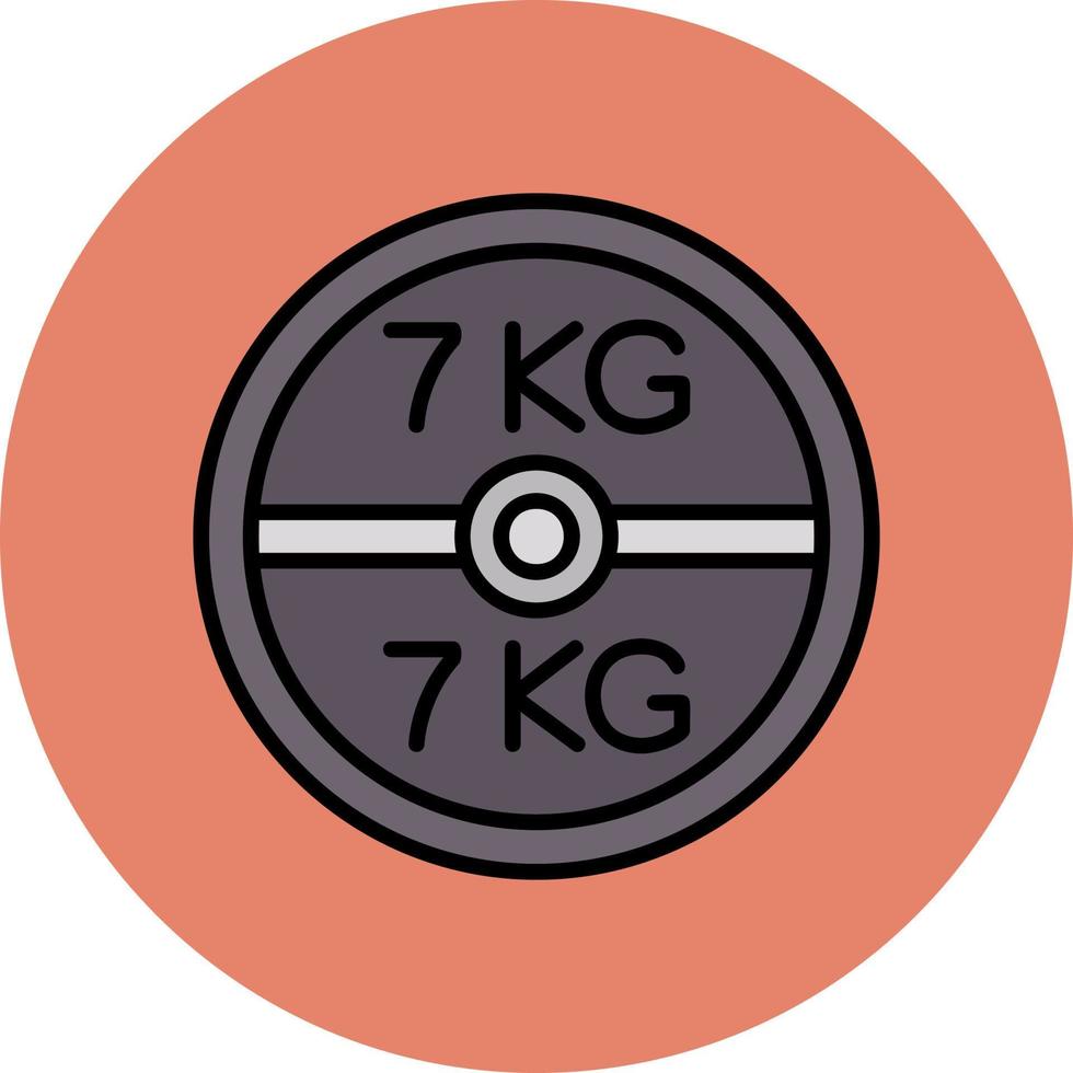 ícone de vetor de peso