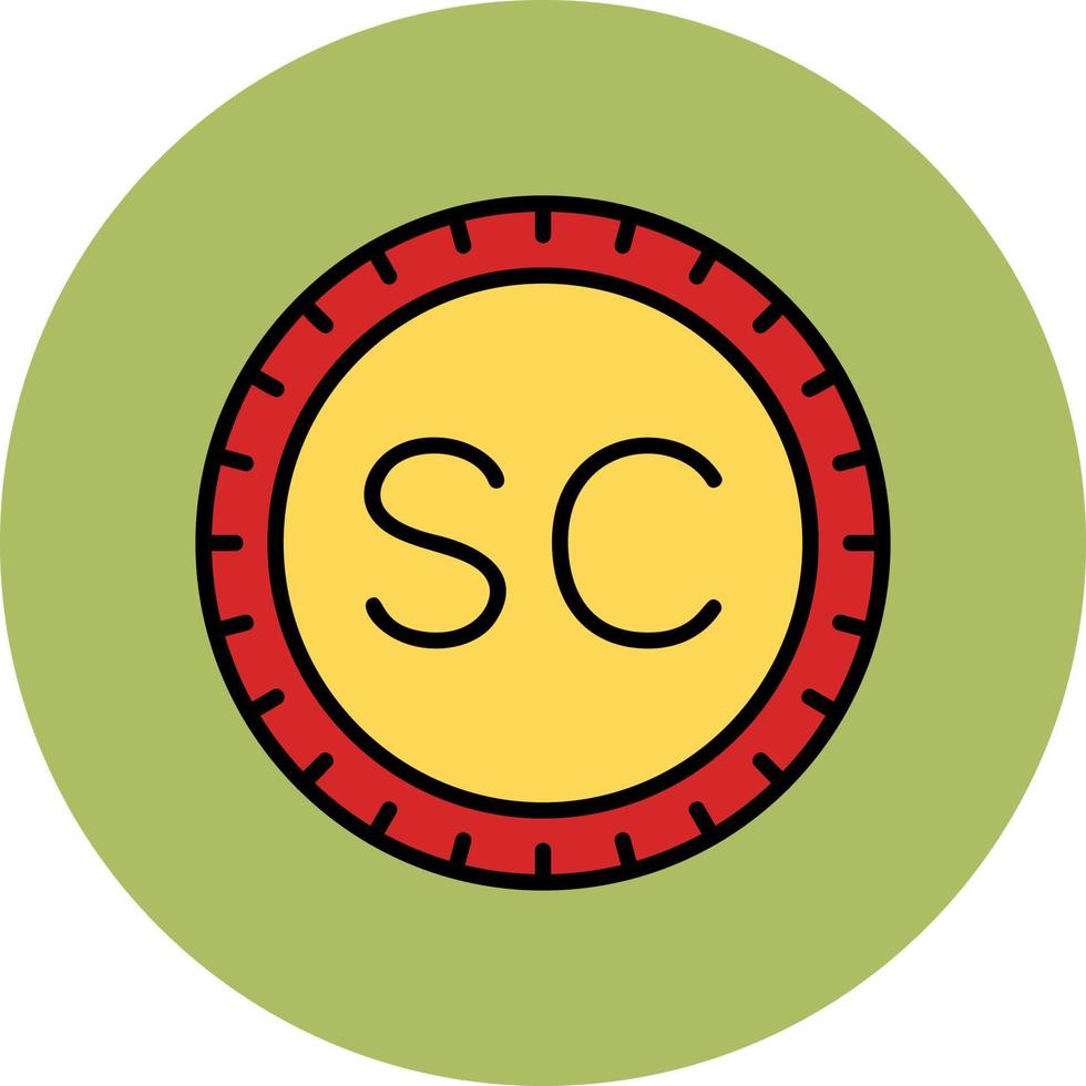 seychelles discar código vetor ícone