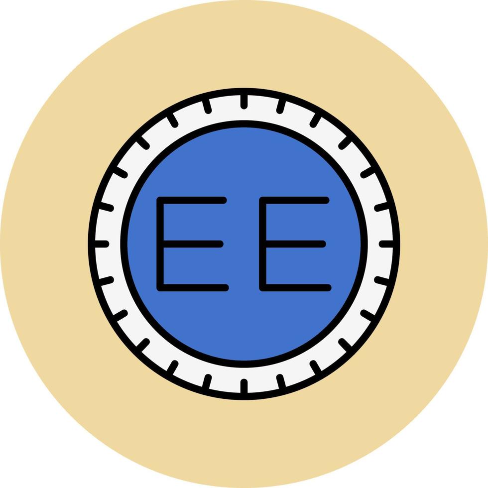 Estônia discar código vetor ícone