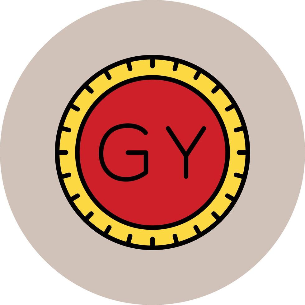 Guiana discar código vetor ícone