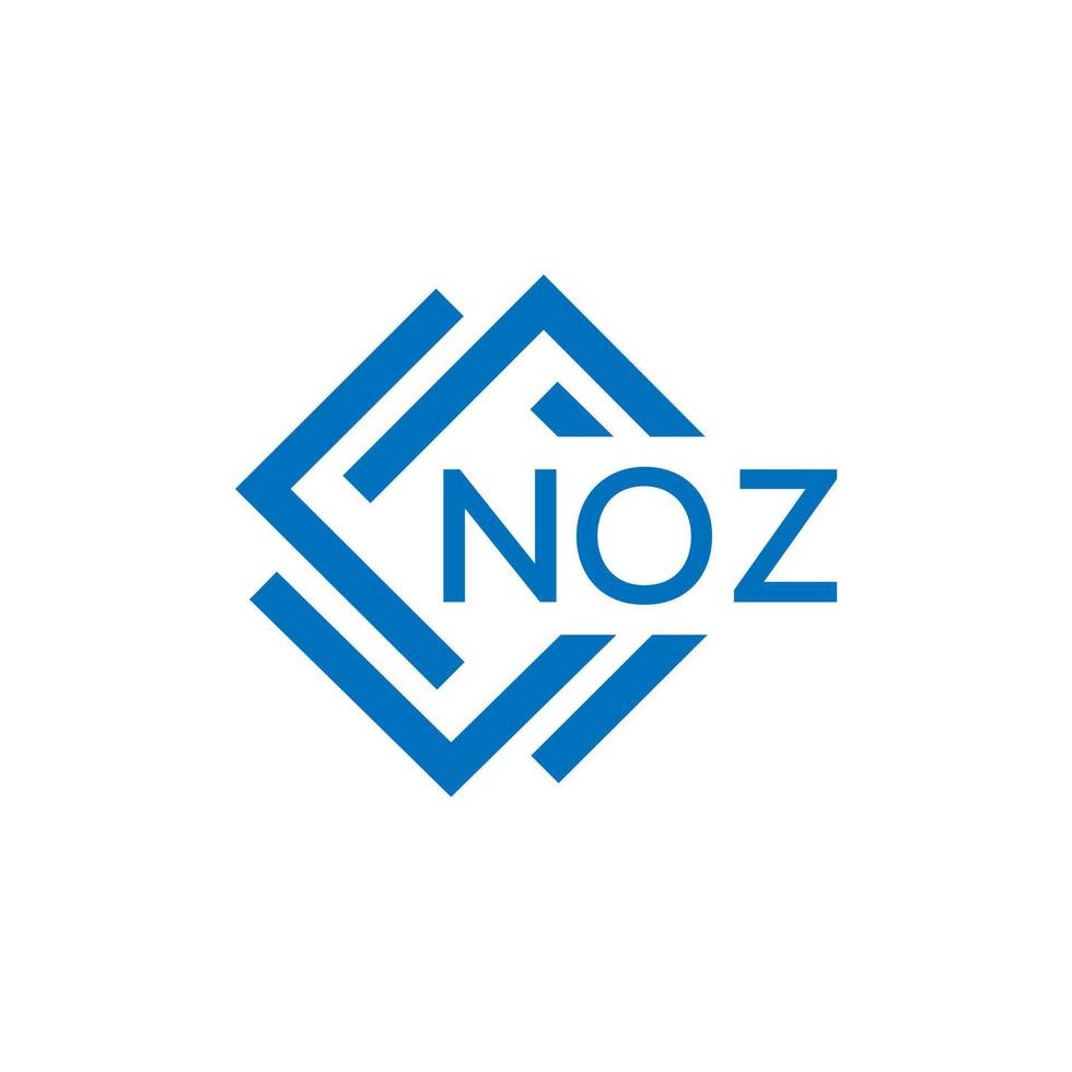 noz carta logotipo Projeto em branco fundo. noz criativo círculo carta logotipo conceito. noz carta Projeto. vetor