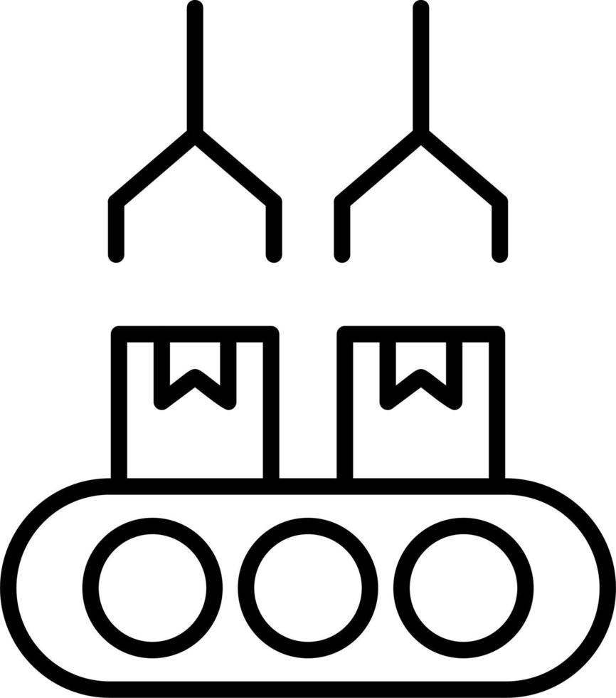 ícone de vetor de correia transportadora
