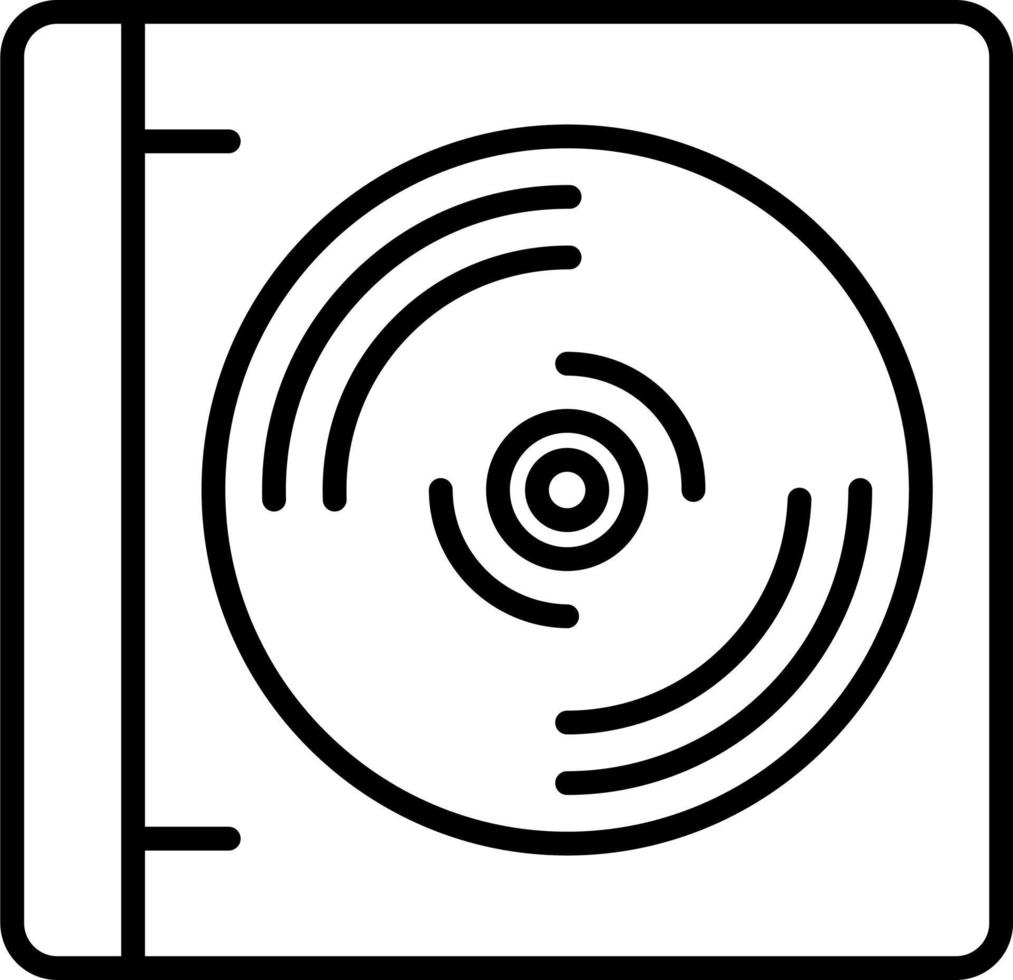 ícone de vetor de cd