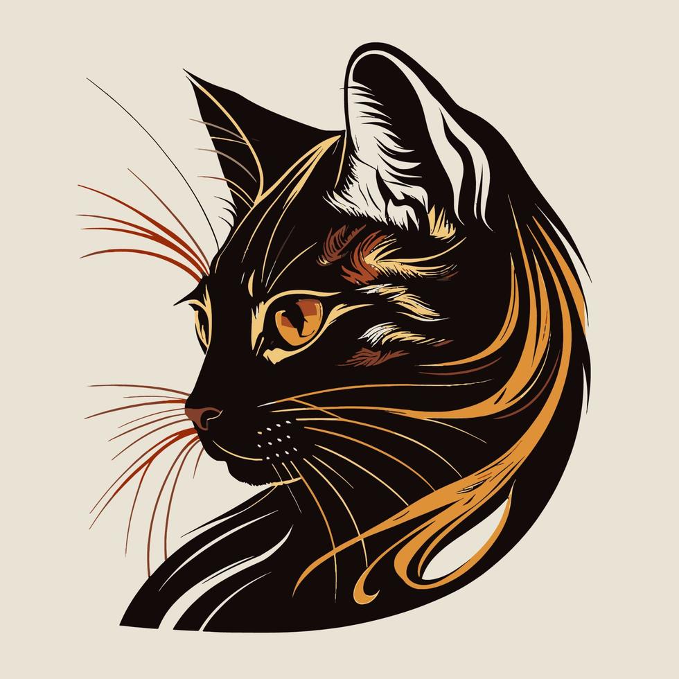 gato cabeça gatinho símbolo - jogos gato logotipo elegante elemento para  marca - abstrato ícone símbolos 20329176 Vetor no Vecteezy