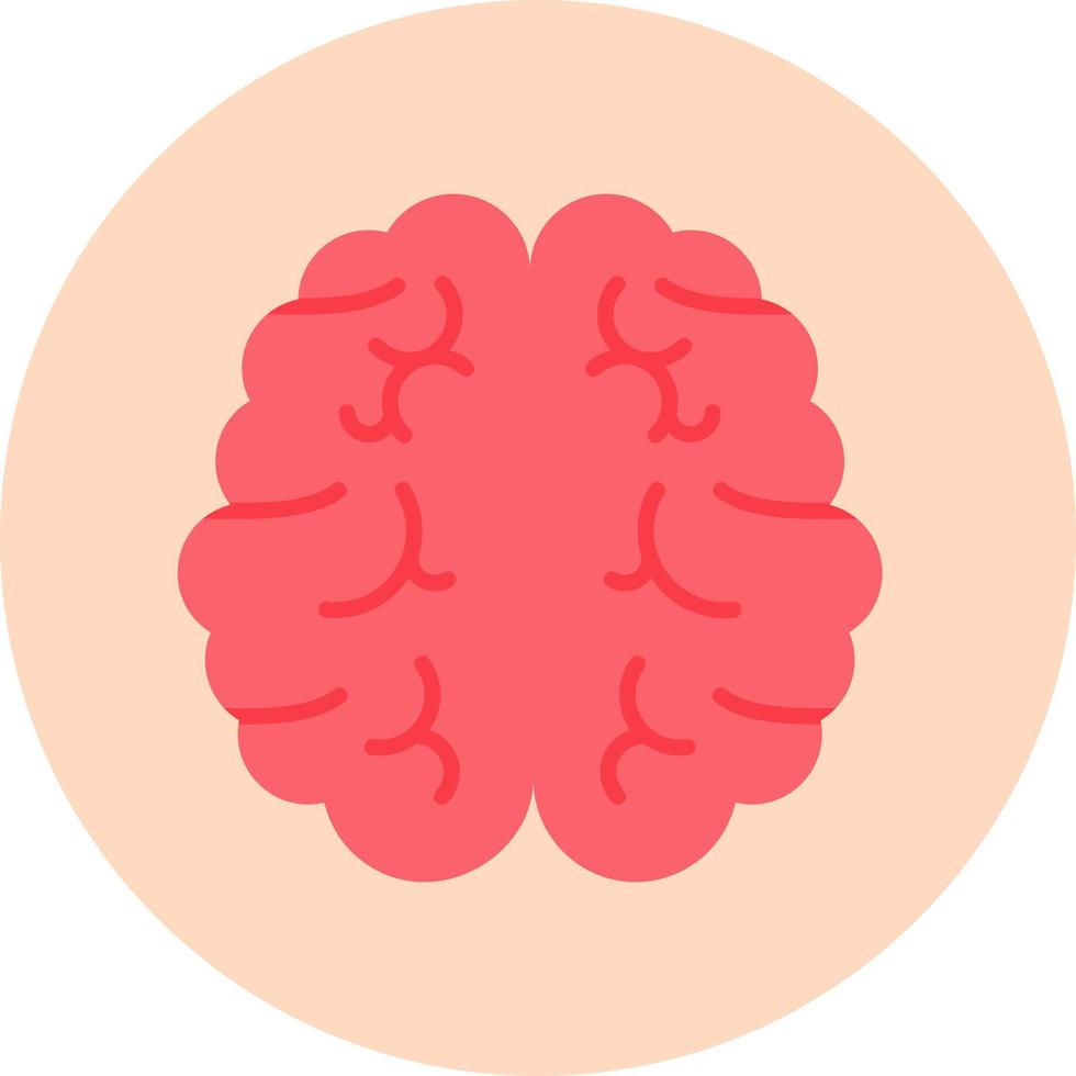 ícone de vetor de cérebro