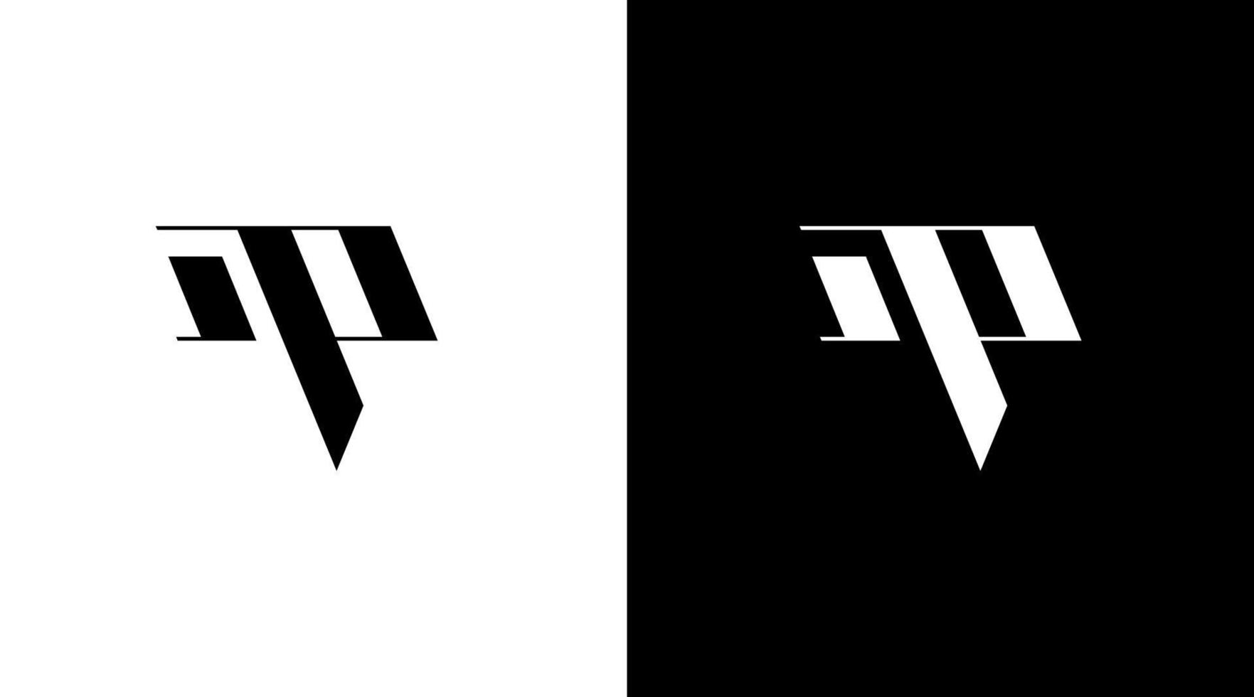 carta ip logotipo techno futurista vetor monograma inicial ilustração ícone estilo Projeto modelo