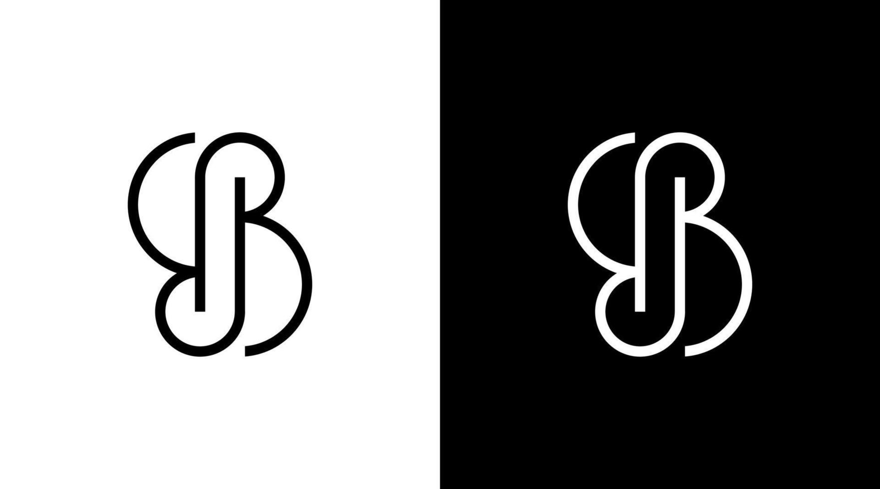 carta b logotipo moda vetor monograma inicial ilustração ícone estilo Projeto modelo