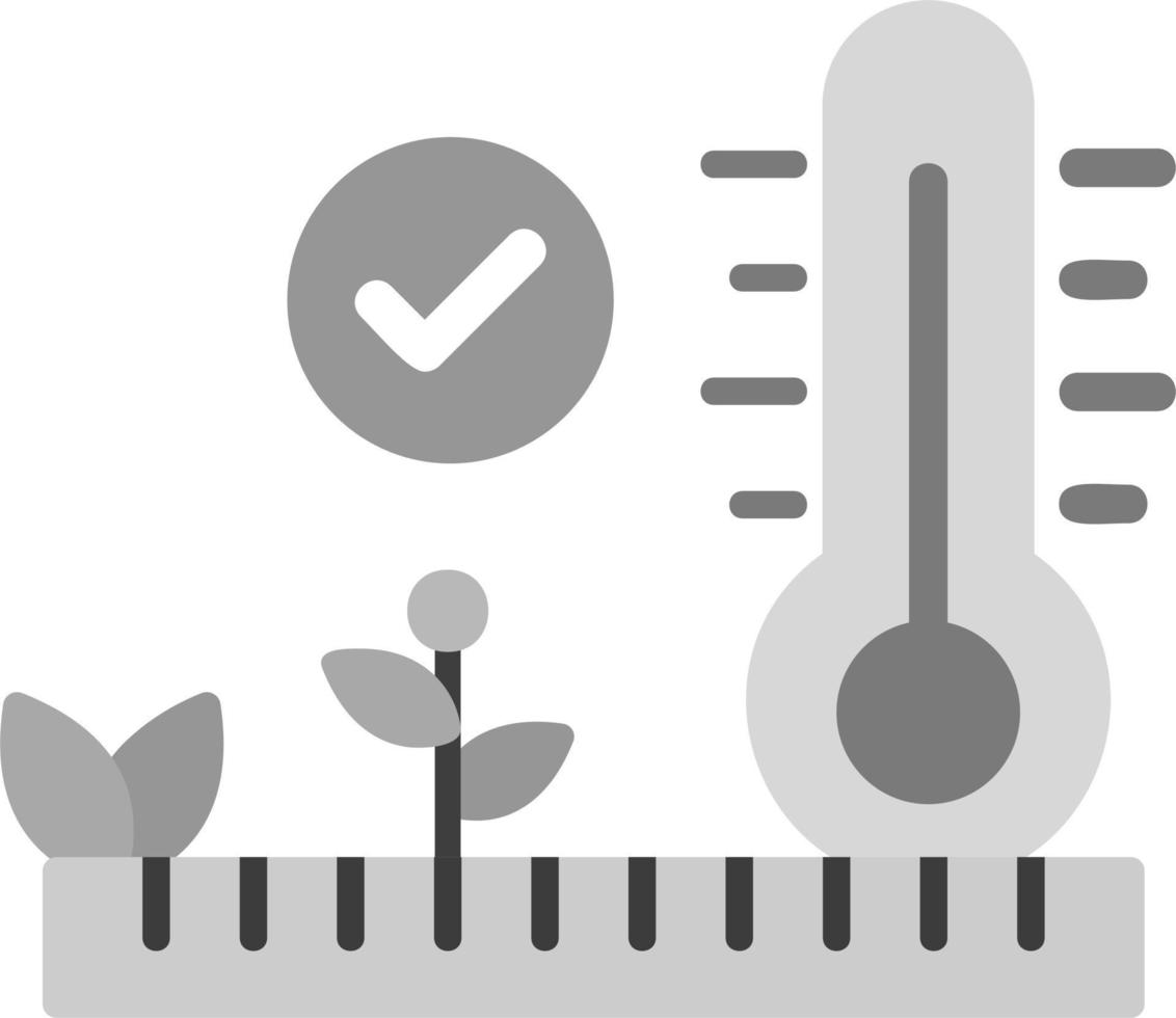 ícone de vetor de verificação de temperatura