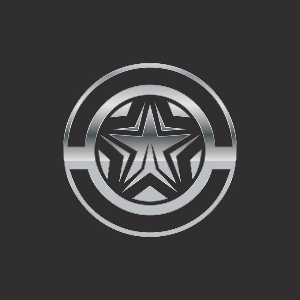 Estrela logotipo - vetor logotipo conceito ilustração.