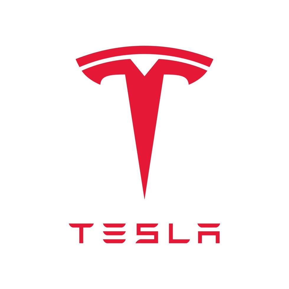 Tesla logotipo vetor, Tesla ícone transparente png vetor