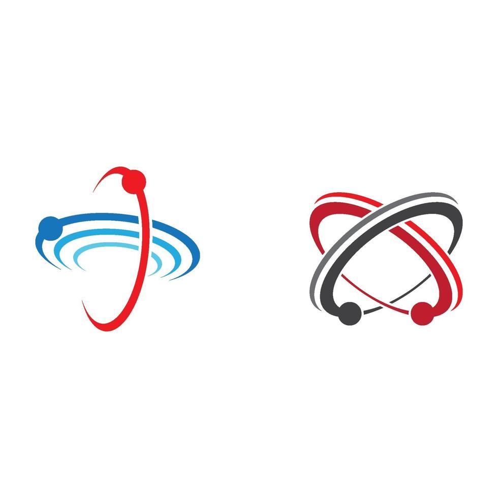 design de logotipo de tecnologia global vetor