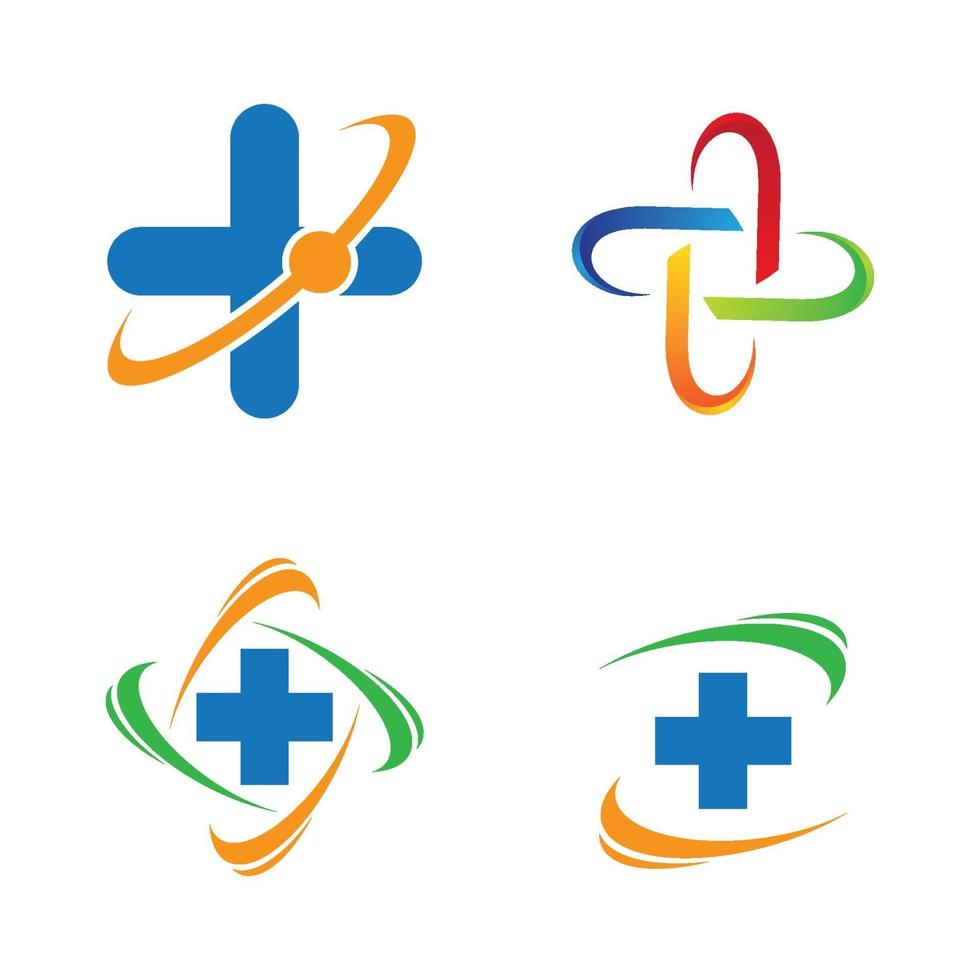 imagens de logotipo de cuidados médicos vetor