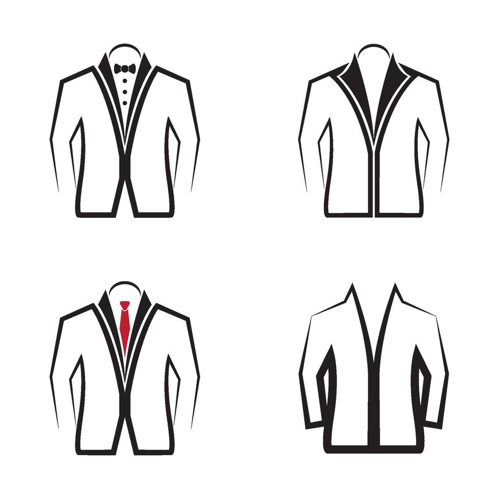 ilustração das imagens do logotipo da jaqueta vetor