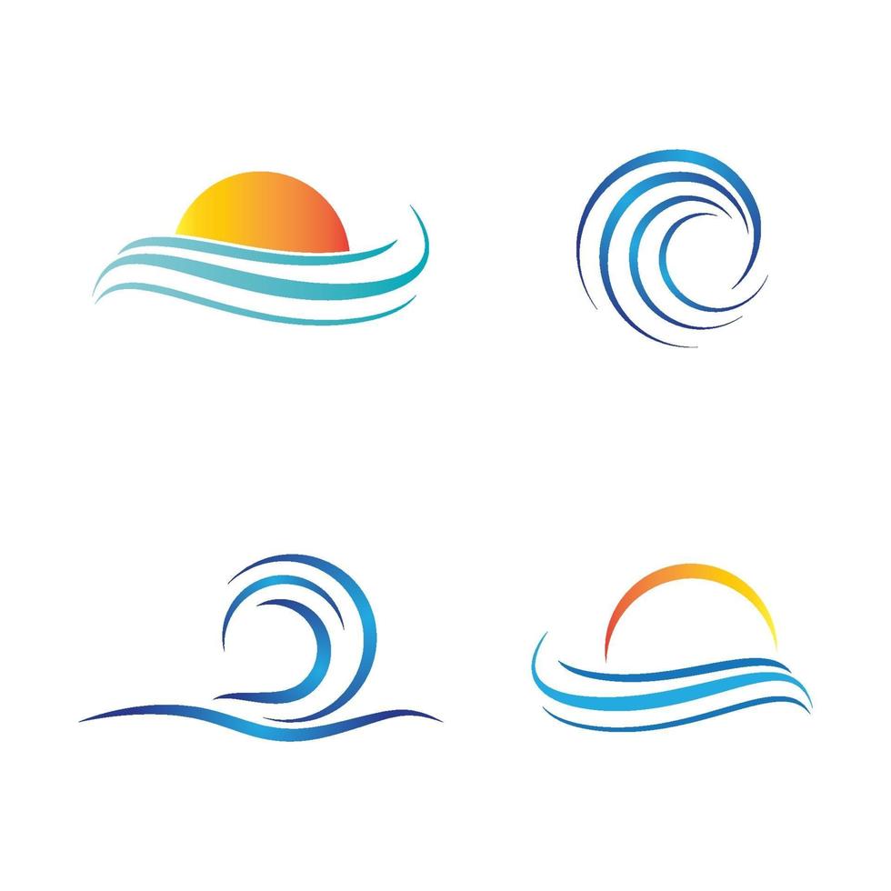 imagens do logotipo do pôr do sol vetor