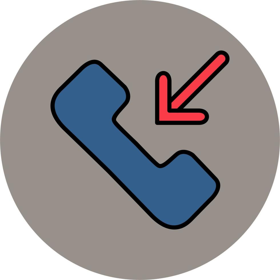 ícone de vetor de chamada