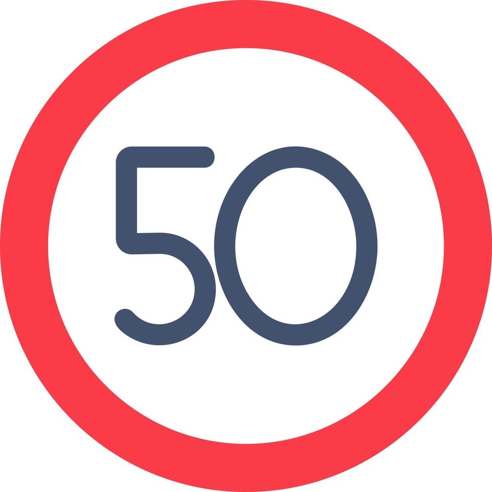 50. Rapidez limite vetor ícone