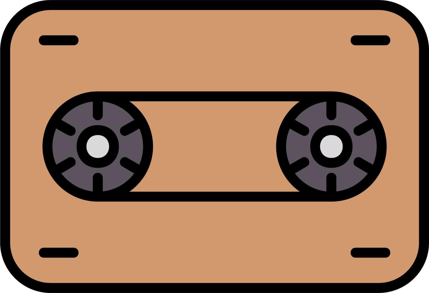 ícone de vetor de cassete