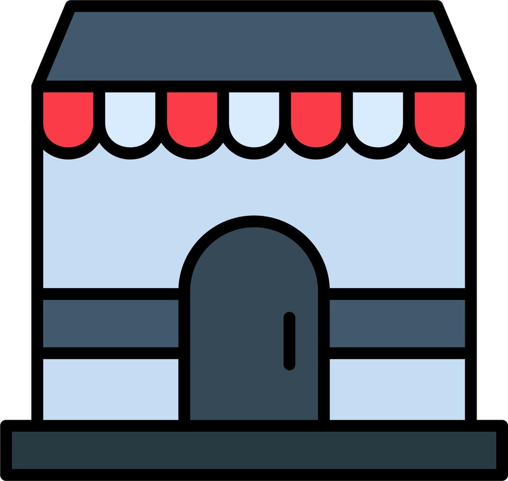 ícone de vetor de loja