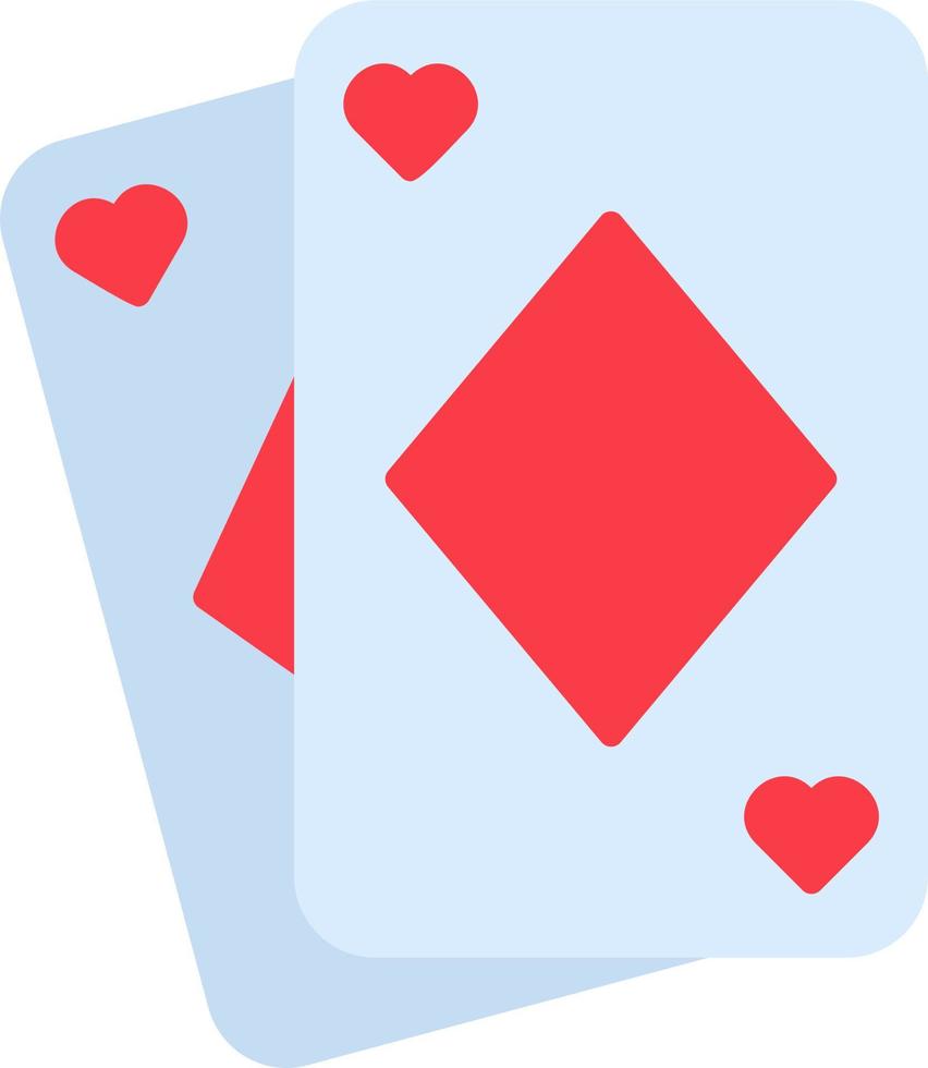 ícone de vetor de cartas de jogar