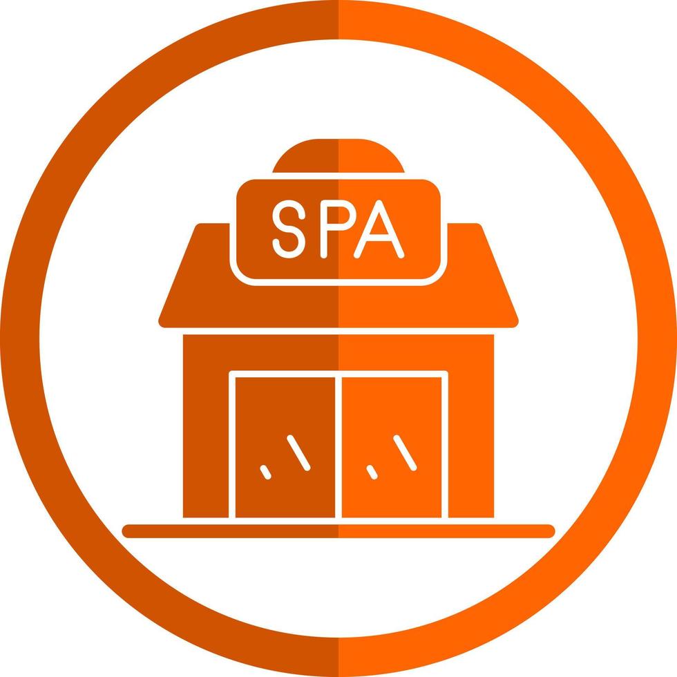 design de ícone de vetor de centro de spa