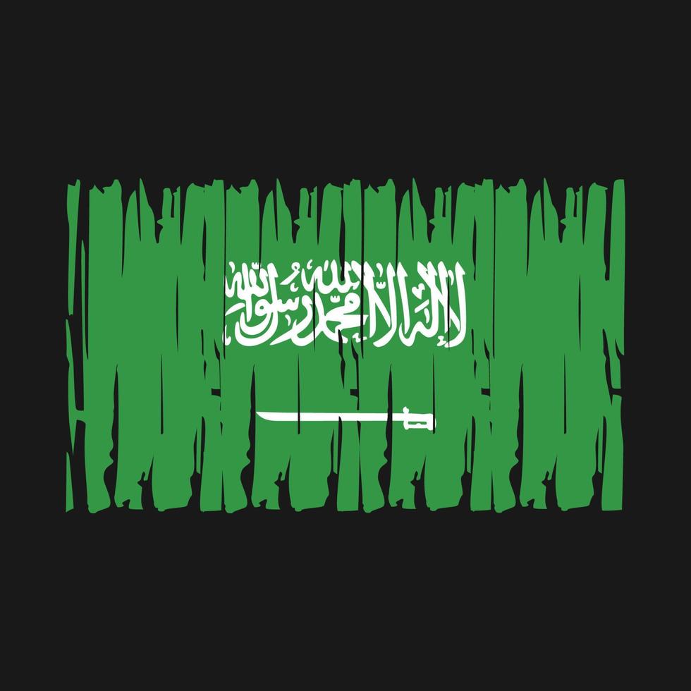 vetor da bandeira da arábia saudita